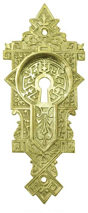 Recreated Very Eastlake Pocket Door Handle with Keyhole