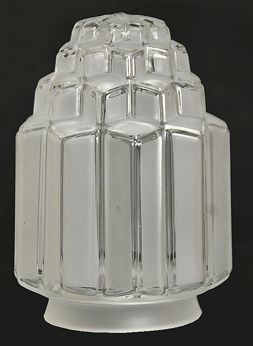 Wonderful Art Deco Streamline Design Shade 3 1/4" Fitter