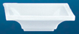 Mission Style Square Porcelain Drip Saver Bobeche