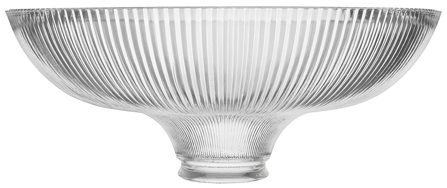 Vintage Recreated Glass Holophane Shade 3 1/4" Fitter