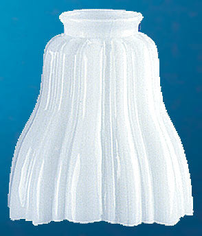 Glass Shade Recreated Opal Glass Electric Shade 2 1/4" Fitter
