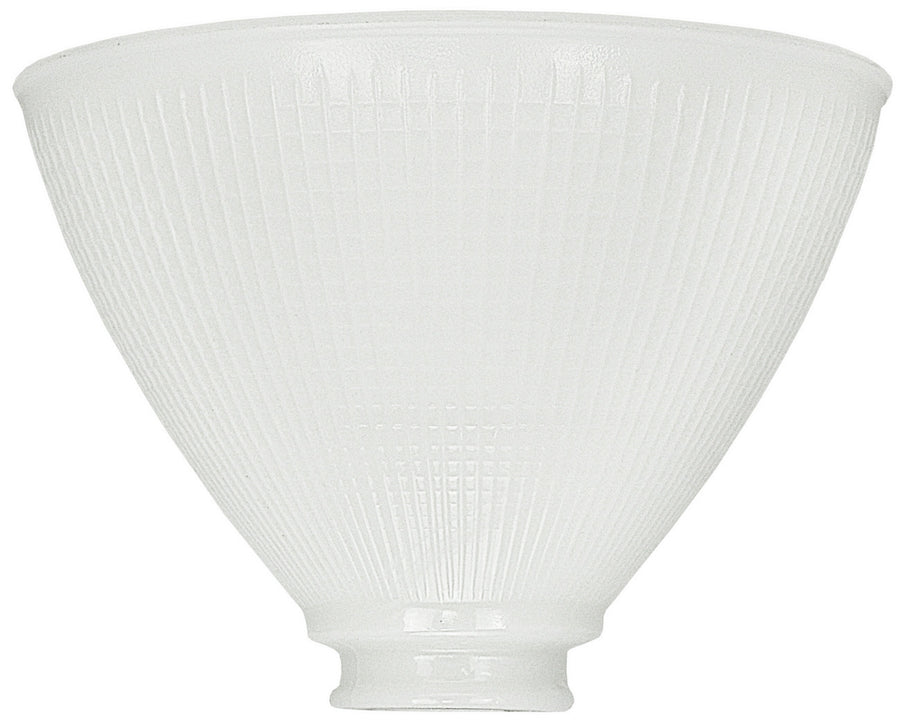 8 Inch I.E.S. Opal Glass Torchiere Floor Lamp Shade 2.25 Inch Fitter Size