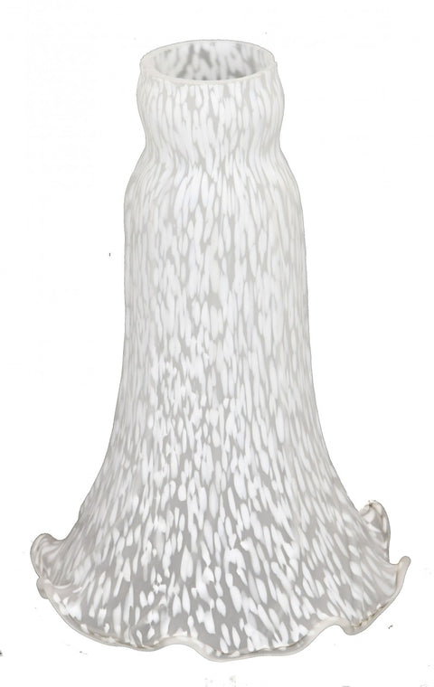 Tiffany-Style Frosted Lily Glass Lamp Shade