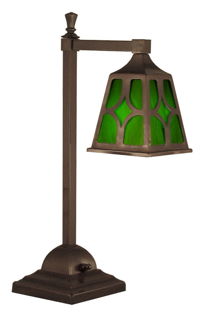 Mission Style Classic L Table Lamp Diamond Shade