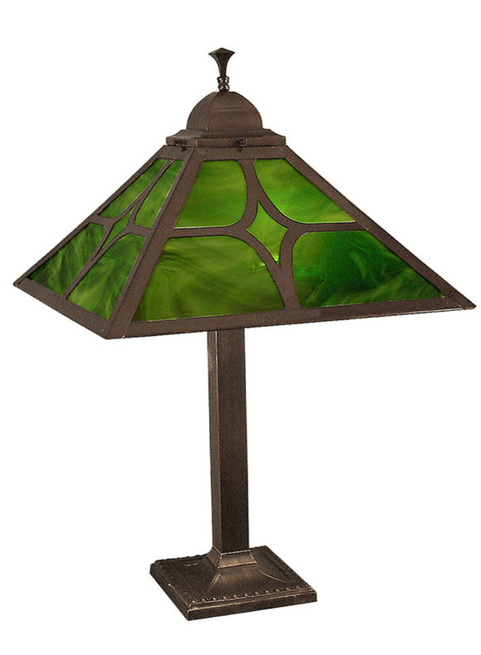 Mission Table Lamp Diamond Shade