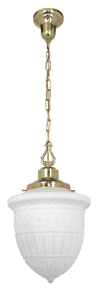 Victorian Schoolhouse Chain Hanging Light-No Shade- with 6" Fitter
