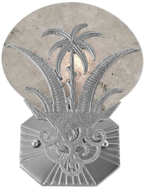 Art Deco Wall Sconces Lighting Tropical Moonlight Palm Tree