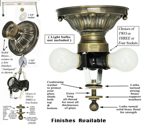 222 Series Close Ceiling Light Mounting Kit
