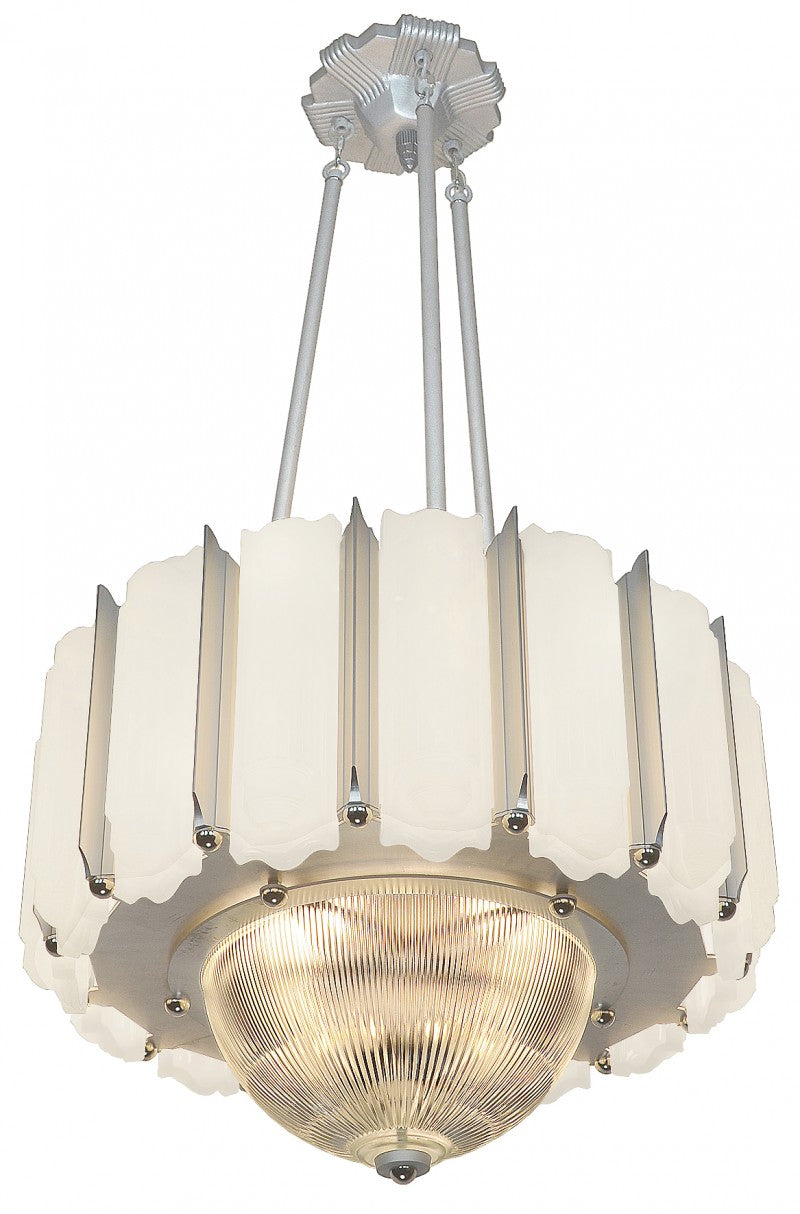 Enlargement of a 1933 Streamline Art Deco Chandelier