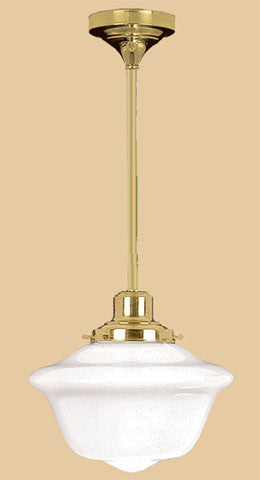 Pipe Mounted Schoolhouse Light -No Shade- 6" Fitter (24-EPL-6F)