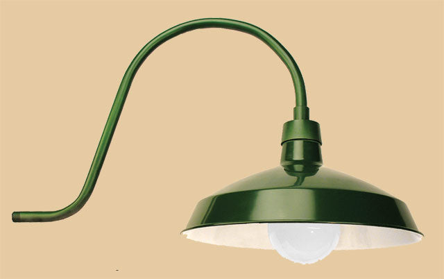Recreated Wall Mounted Outdoor Barn Light or Gas Station Fixture