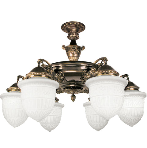 Victorian Close Ceiling Chandelier