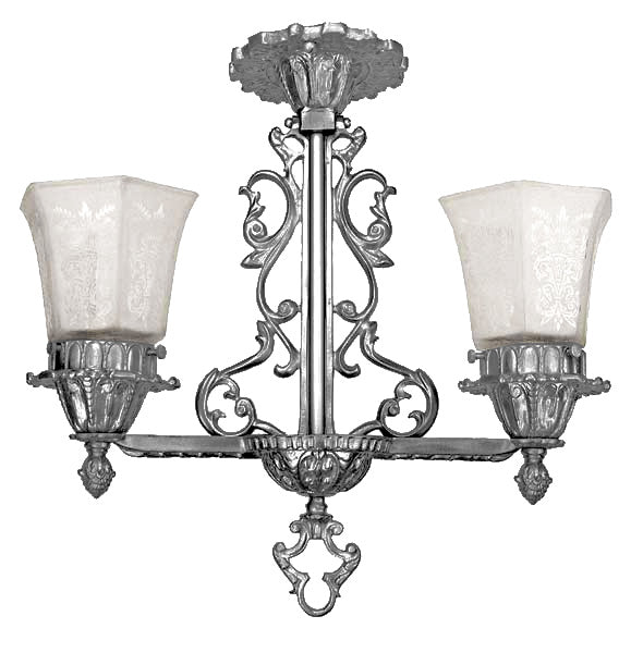 Art Nouveau Lighting Semi Flush Pendants Close Ceiling Lights