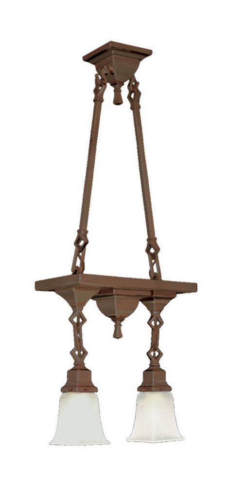Mission Double Pendant Ceiling Light