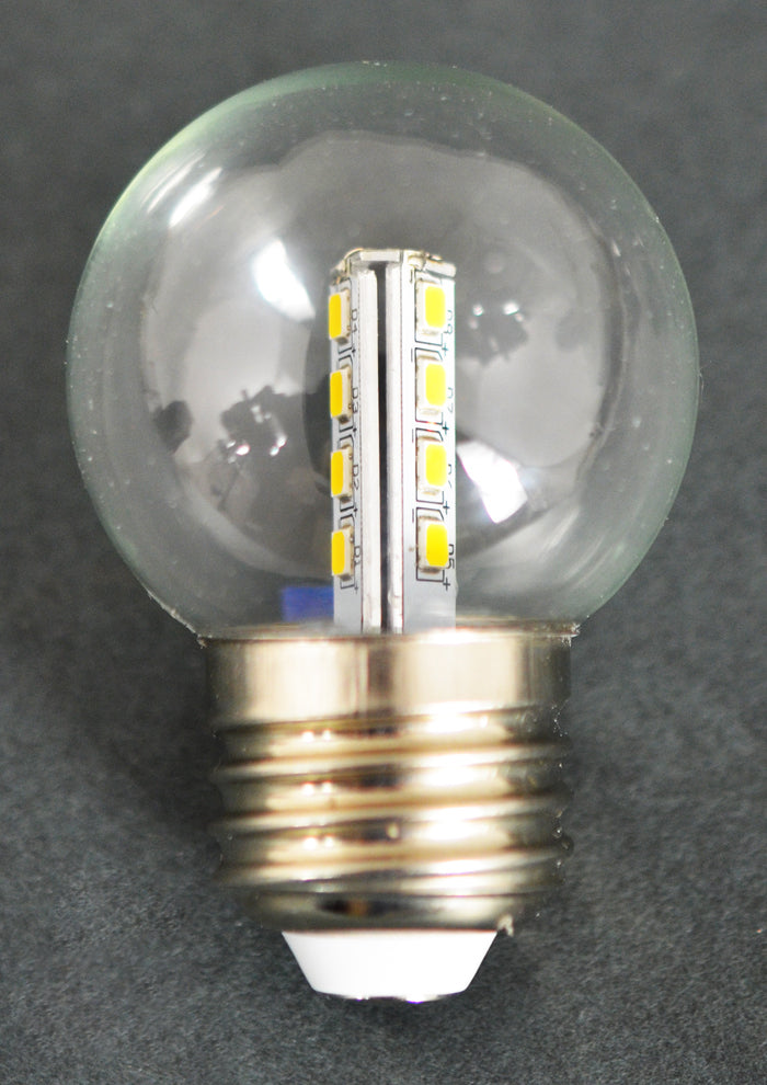 LED 1.6 Watt Light Bulb 25 Watt Equivalent Round Globe Shape Non-Dimmable