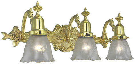 Victorian Style Triple Bathroom Light
