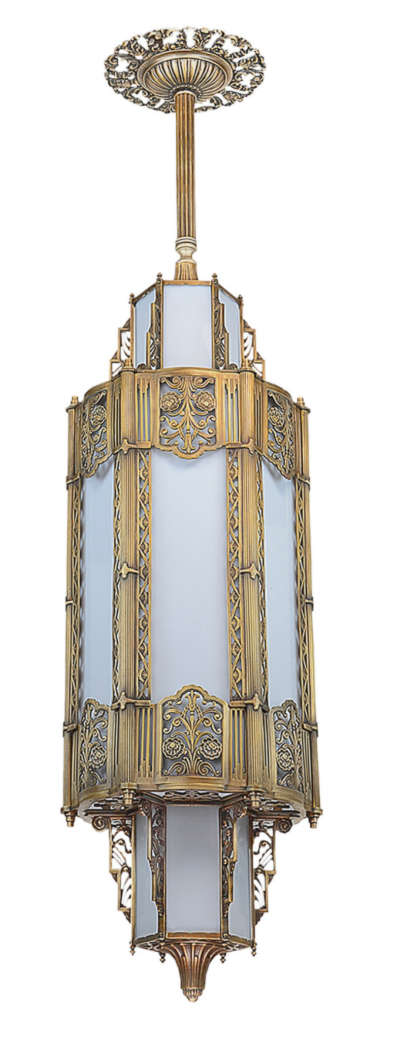 Large and Impressive Hanging Light Which Matches our 55-BES Sconce