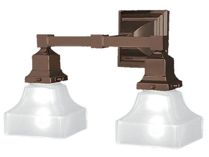 Mission Double Electric Sconce