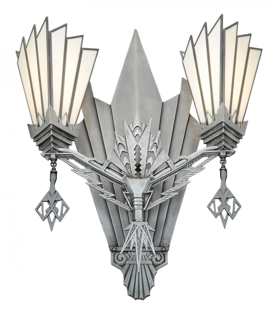 Impressive Large Theater/Commercial Art Deco Sconce