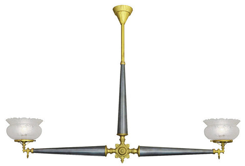 Victorian Gasolier Recreated Ceiling Light