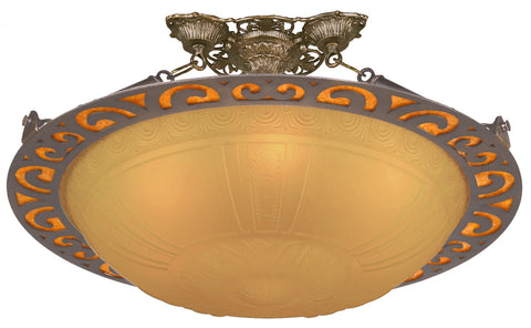 Smaller Matching Low-Hanging, Fancy Ceiling Bowl To Match 850-CCL
