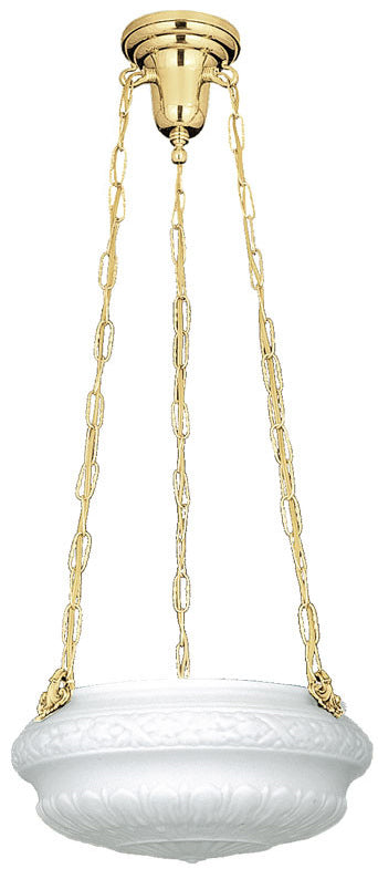 Lighting Recreated Victorian 3 Light Hanging Chain Bowl Light