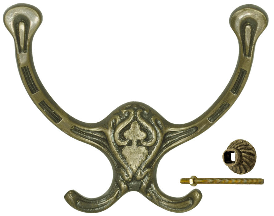 Brass Double Swept Hook