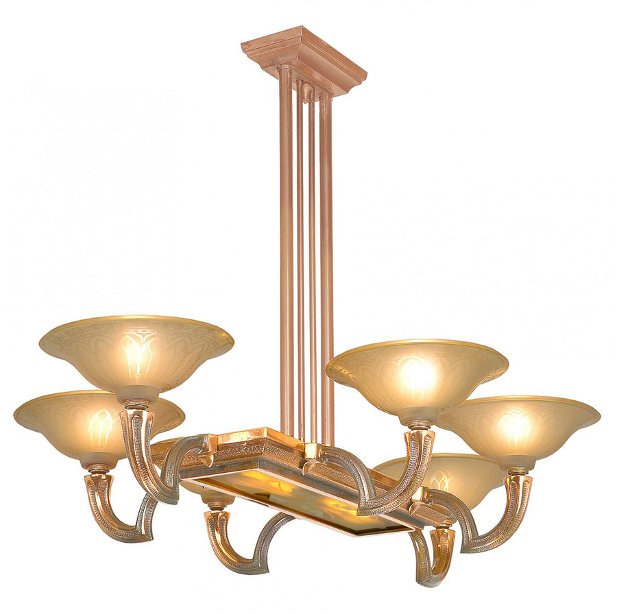 Fantastic Art Deco or Nouveau - Impressive - French Chandelier