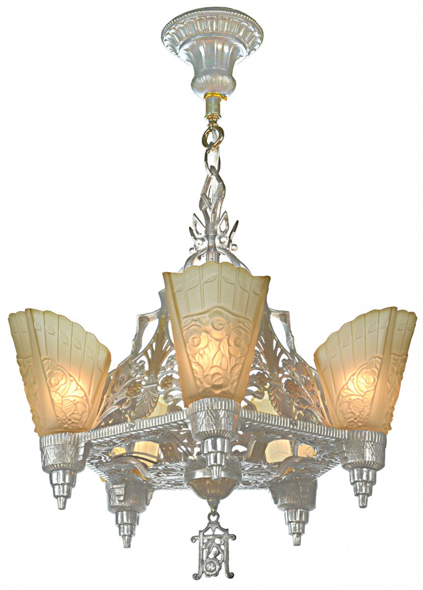 Art Deco Top-of-the-Line Chandelier