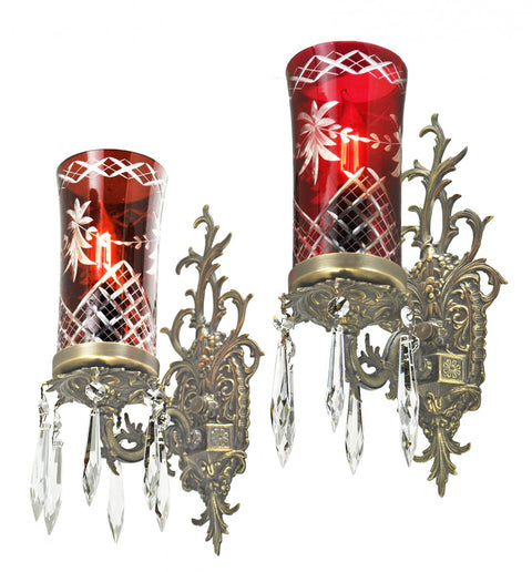 Edwardian Pair of Lovely 1920-30, Louis-Style Wall Sconces