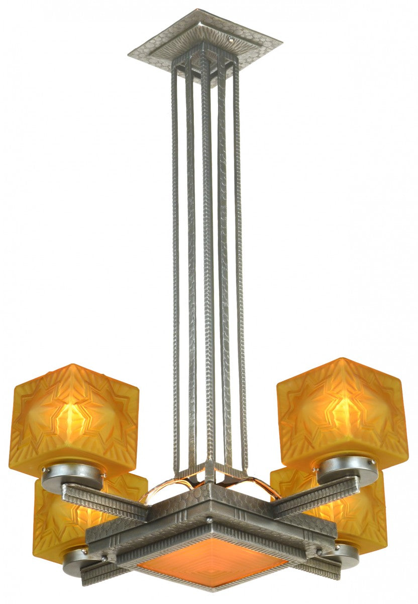 Fantastic Art Deco - Impressive French Chandelier