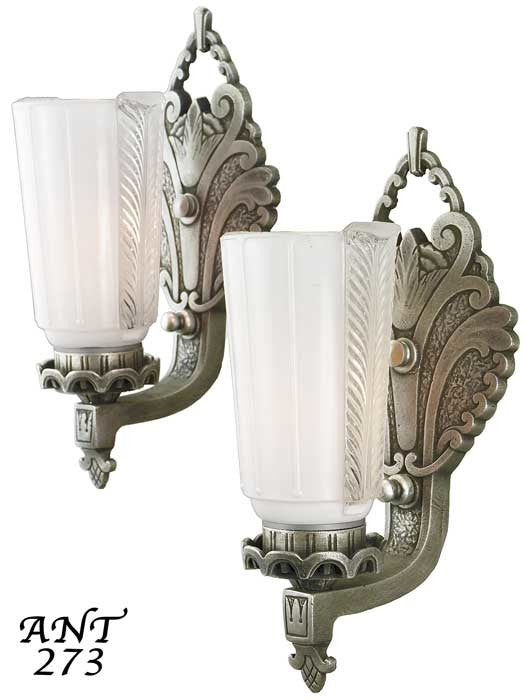 Lovely pair of Circa 1920 wall sconces