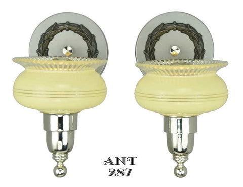 Pair of American Art Deco Sconces