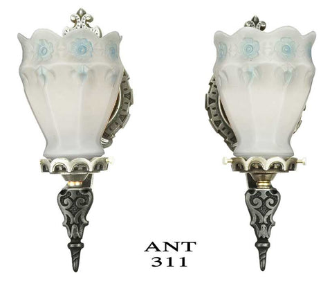 Art Deco Edwardian style pair of Nice Wall Sconces