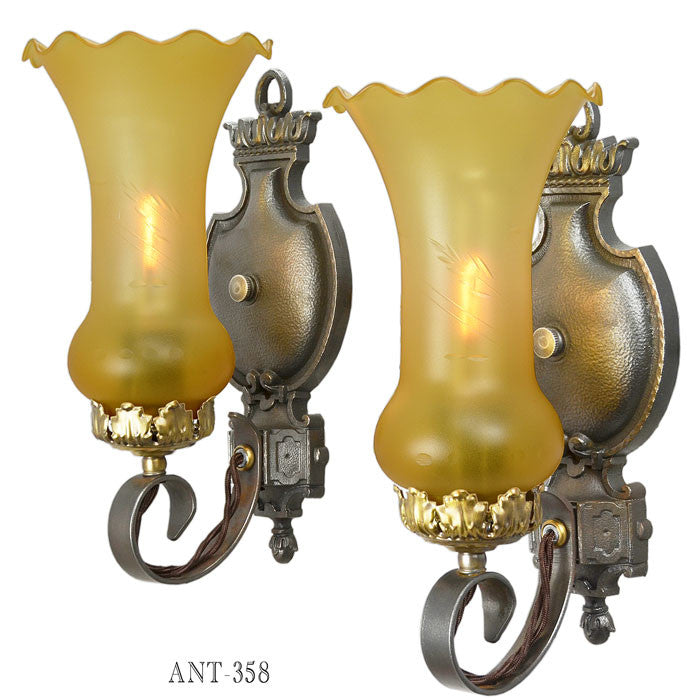 Edwardian style Pair of Sconces Circa 1920