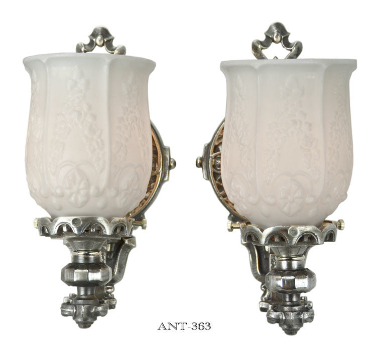 Edwardian Style Pair of Nice Wall Sconces