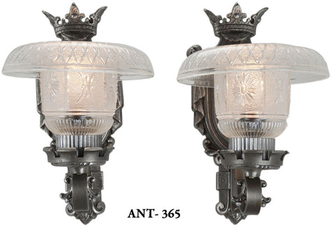 Art Deco Edwardian style pair of nice wall sconces