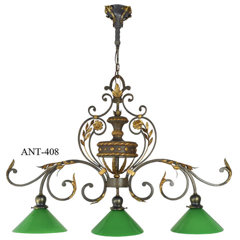 Antique Pool Table Light Fixture