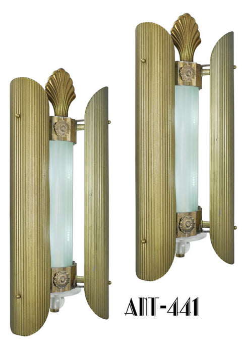 Pair of Historic Sconces from the Loew's Delancy Theater