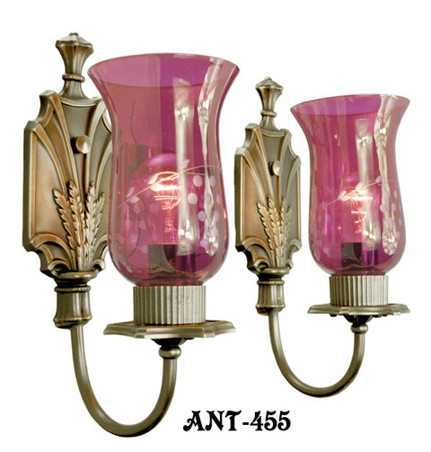 Vintage Antique Edwardian Style Wall Sconce