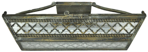 Arts and Crafts or Gothic Style Semi Flush Mount Close Ceiling Light