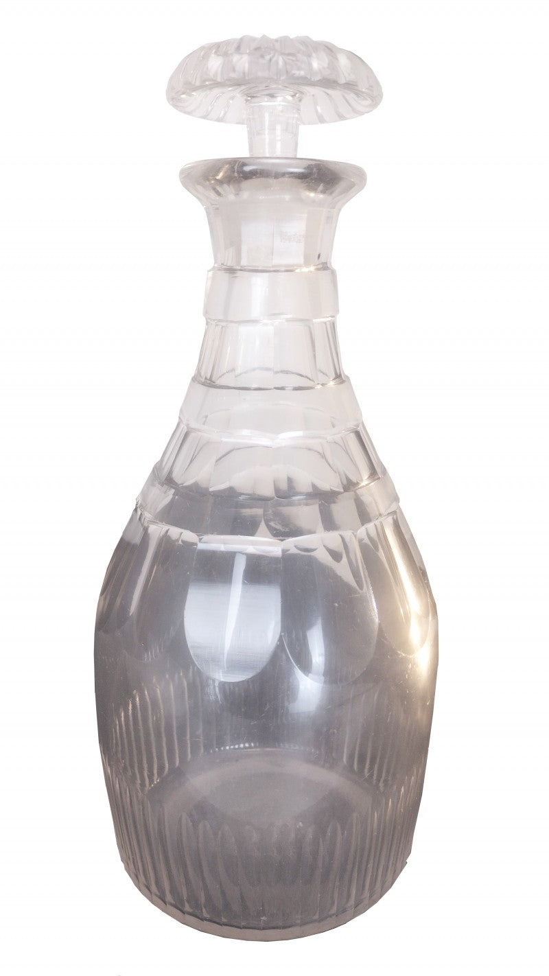 Antique Cut Lead Crystal Decanter