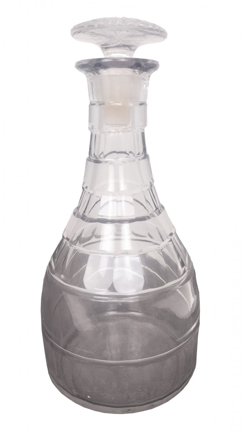 Antique Cut Lead Crystal Decanter