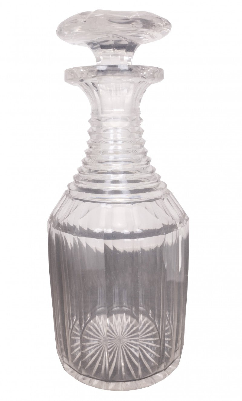 Antique Cut Lead Crystal Decanter