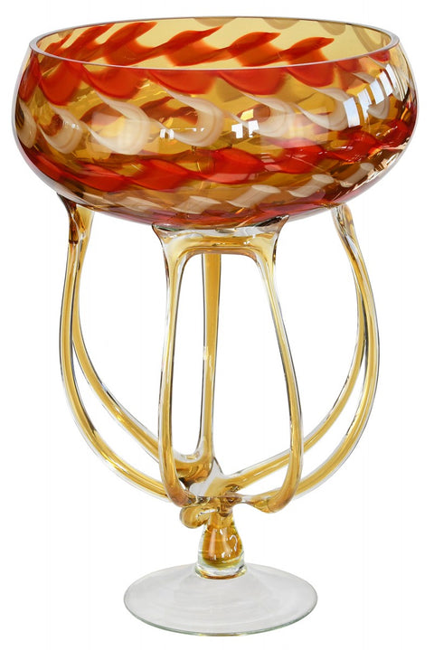 Fine Art Glass "Reef" Bowl by Jozefina