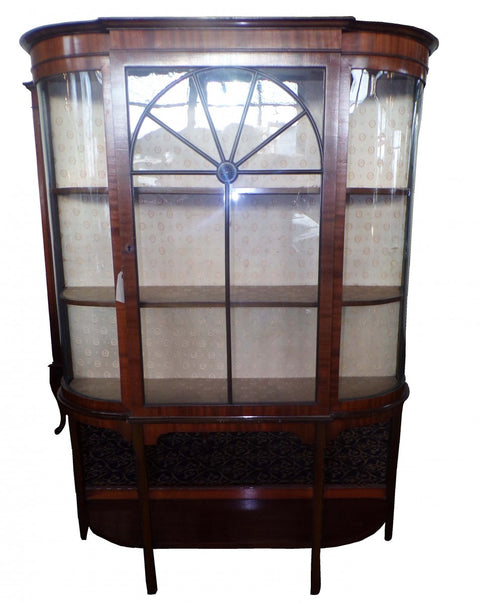 Antique Edwardian Mahogany Display Cabinet