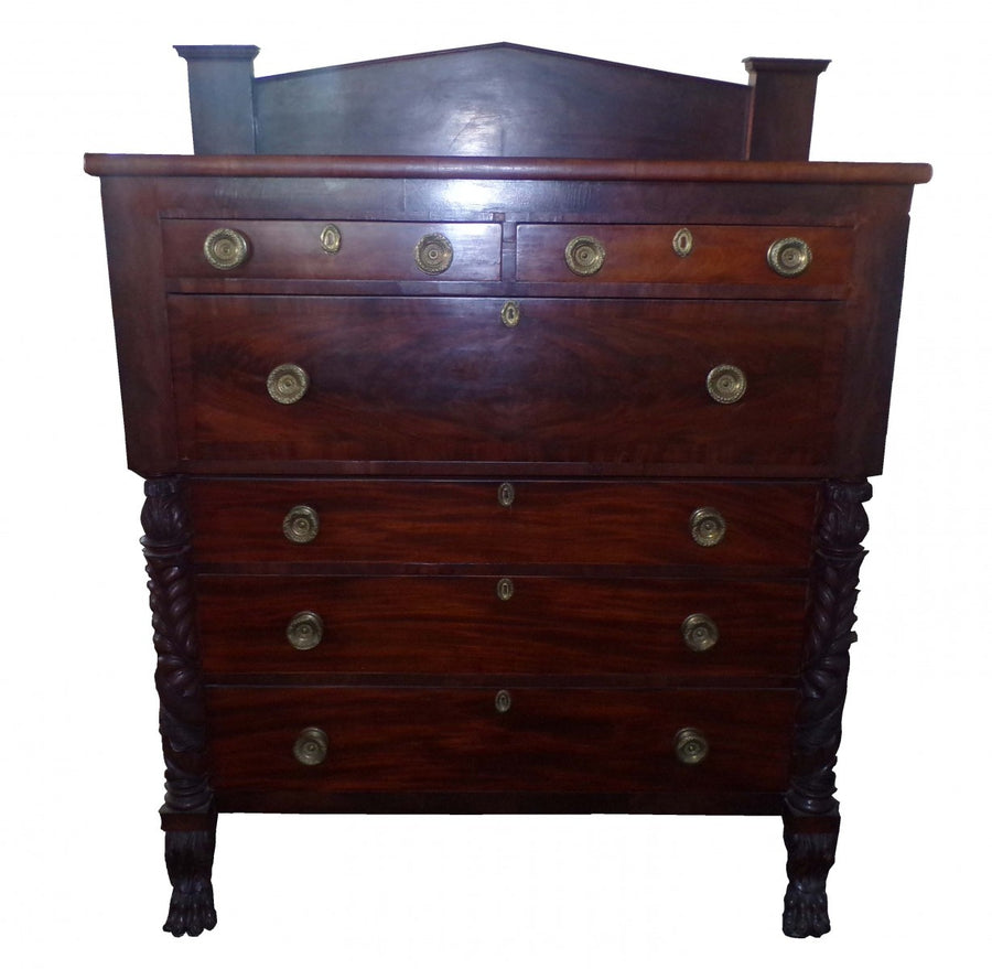 Antique American Regency Step Dresser