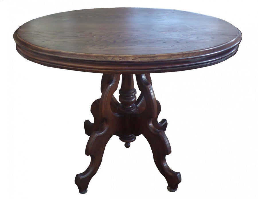 Antique Victorian Oval Table