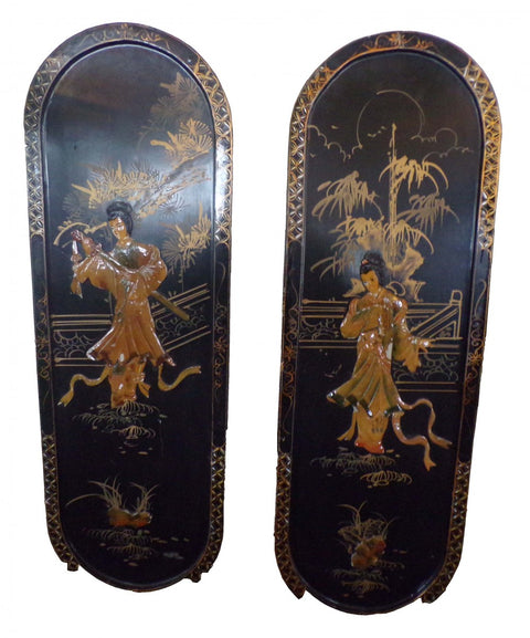 Vintage Japanese Decorative Wall Panel