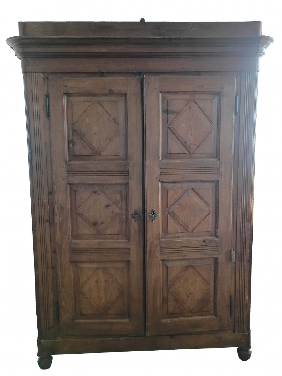Antique French Pine Armoire